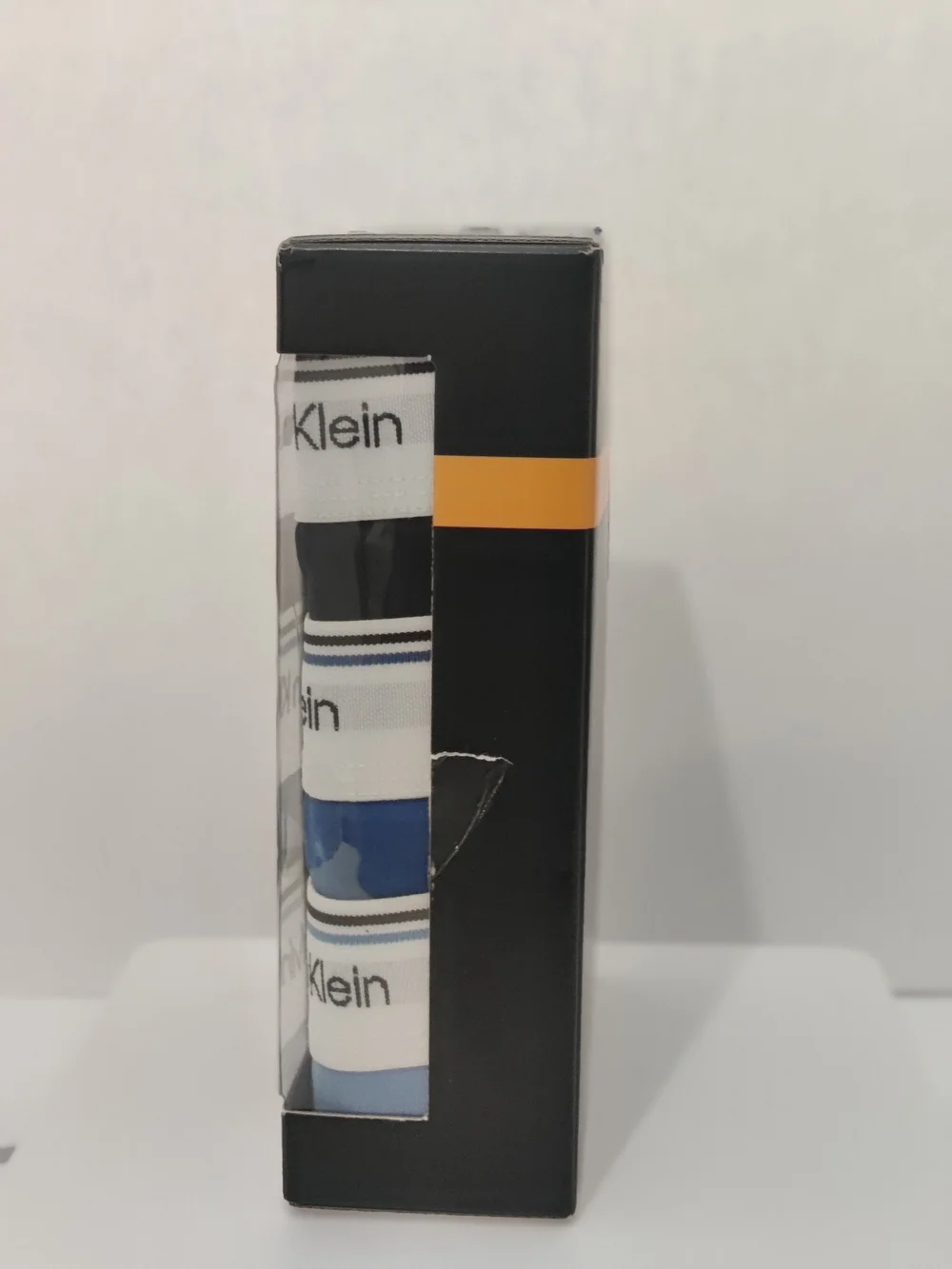 Calvin Klein Men’s Microfiber Stretch Boxer Briefs - Black & Blue (3 Pack)